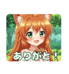 たこ焼きとっても大好きみなみちゃん（個別スタンプ：6）