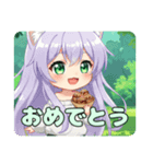 たこ焼きとっても大好きみなみちゃん（個別スタンプ：7）