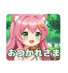 たこ焼きとっても大好きみなみちゃん（個別スタンプ：10）