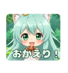 たこ焼きとっても大好きみなみちゃん（個別スタンプ：15）