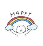 しろいねこと送る生活 3（個別スタンプ：4）