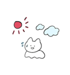 しろいねこと送る生活 3（個別スタンプ：5）