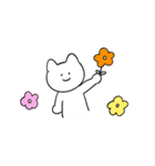 しろいねこと送る生活 3（個別スタンプ：9）