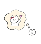 しろいねこと送る生活 3（個別スタンプ：13）