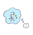 しろいねこと送る生活 3（個別スタンプ：15）
