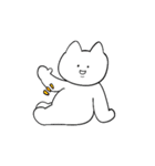 しろいねこと送る生活 3（個別スタンプ：28）