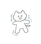 しろいねこと送る生活 3（個別スタンプ：34）