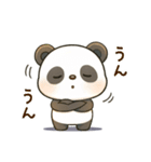 ゆるかわパンダの日常ことば（個別スタンプ：6）