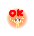 Smile！日常に使えるスタンプ☆（個別スタンプ：1）