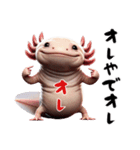 ウーパールーパー8！おもしろ！3Dリアル（個別スタンプ：6）