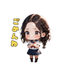 爽やか清楚JKスタンプ（個別スタンプ：10）