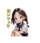爽やか清楚JKスタンプ（個別スタンプ：24）