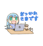 CLOVERsの毎日あいさつスタンプ（個別スタンプ：7）