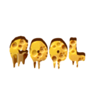 とろけるチーズ文字（個別スタンプ：12）