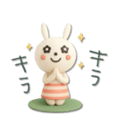 mottoの3Dうるうるうさぎ♡日常（個別スタンプ：10）