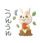 mottoの3Dうるうるうさぎ♡日常（個別スタンプ：25）