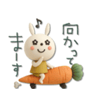 mottoの3Dうるうるうさぎ♡日常（個別スタンプ：29）