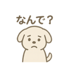 毎日使える！白い犬の挨拶＆敬語スタンプ（個別スタンプ：16）