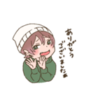 ピンポイントなぽちスタンプ。（個別スタンプ：12）