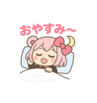 カラオケ ぴんくまmini（個別スタンプ：18）