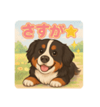 バーニーズ (Bernese Mountain Dog)  挨拶（個別スタンプ：12）