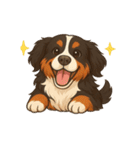 バーニーズ (Bernese Mountain Dog)  挨拶（個別スタンプ：21）