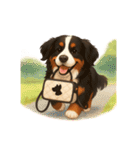 バーニーズ (Bernese Mountain Dog)  挨拶（個別スタンプ：25）