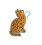 ベンガルキャットからのメッセージ（個別スタンプ：18）