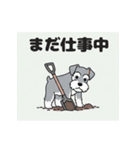 シュナウザーの愛らしき日々2（個別スタンプ：17）