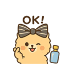毎日使える！リボンわんこの日常スタンプ（個別スタンプ：2）