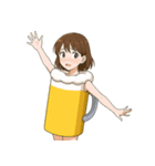 酒クズ女子ちゃん2 ビール編【生中サイズ】（個別スタンプ：29）