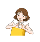酒クズ女子ちゃん2 ビール編【生中サイズ】（個別スタンプ：30）