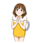 酒クズ女子ちゃん2 ビール編【生大サイズ】（個別スタンプ：5）