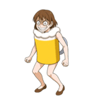 酒クズ女子ちゃん2 ビール編【生大サイズ】（個別スタンプ：17）