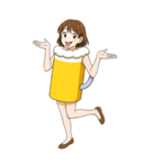 酒クズ女子ちゃん2 ビール編【生大サイズ】（個別スタンプ：26）