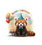 かわいい動物のお誕生日メッセージ（個別スタンプ：25）