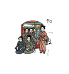 和風・浮世絵スタンプ（日常会話）（個別スタンプ：3）