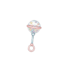 赤ちゃんスタンプ（月齢、おもちゃ）（個別スタンプ：20）