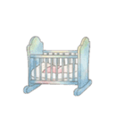 赤ちゃんスタンプ（月齢、おもちゃ）（個別スタンプ：40）