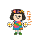 癖になるカラフル女子（個別スタンプ：1）