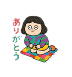 癖になるカラフル女子（個別スタンプ：7）
