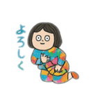 癖になるカラフル女子（個別スタンプ：8）