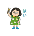 癖になるカラフル女子（個別スタンプ：13）