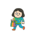 癖になるカラフル女子（個別スタンプ：14）