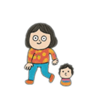 癖になるカラフル女子（個別スタンプ：17）