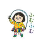 癖になるカラフル女子（個別スタンプ：19）