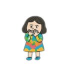 癖になるカラフル女子（個別スタンプ：22）