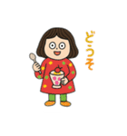 癖になるカラフル女子（個別スタンプ：34）