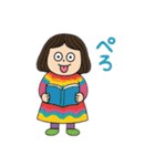 癖になるカラフル女子（個別スタンプ：35）