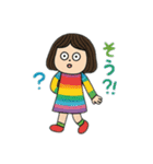 癖になるカラフル女子（個別スタンプ：37）